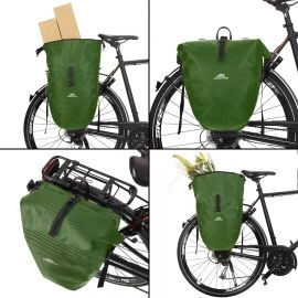 Geanta Bicicleta Material Tarpaulin Dutch Mountains Carbon 604386 Verde