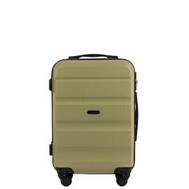 Troler Cabina WINGS ABS 4 Roti AT01- 55 cm Verde Olive