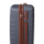 Troler Cabina ABS 4 Roti Duble Ella Icon Leaf 1283-55 cm Argintiu