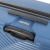 Set trolere Polipropilena, Cifru TSA, USB incorporat, OKOBAN, CarryOn Transport, 3 Piese, Albastru
