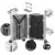 Troler Cabina, Aluminiu, Inchidere cu clapeta, Cod Okoban, CarryOn, ULD, 502411 - 55 cm, Argintiu