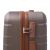 Troler Cabina ABS 4 Roti Duble Ella Icon Leaf 1102-55 cm Maro