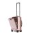 Troler Cabina Policarbonat/Piele Naturala Stratic Leather and More S - 55 cm Rose