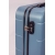 Troler Mare, ABS, 4 Roti Duble, Benzi, BZ 5695 - 77 cm, Albastru deschis