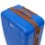 Troler Mediu ABS 4 Roti Duble ELLA ICON LEAF 1279-65 cm Albastru