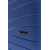 Troler Mare Extensibil, Polipropilena, Cifru, 4 Roti Duble, Gladiator, Flow, MG 1712 - 74 cm, Albastru