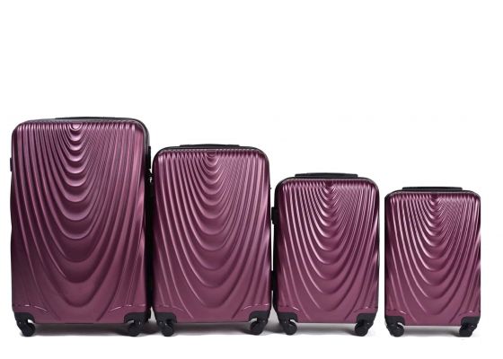Set Trolere WINGS FALCON ABS 4 Piese Burgundy
