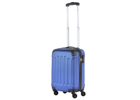 Troler Cabina ABS 4 Roti Detasabile TravelZ SERIE 53 cm Albastru