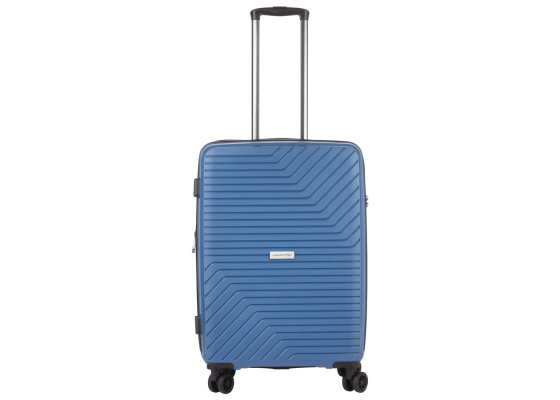 Troler Mediu Extensibil, Polipropilena, Cifru TSA, OKOBAN, CarryOn Transport, 67.5 cm, Albastru
