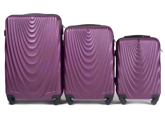 Set Trolere WINGS FALCON ABS 3 Piese Mov inchis