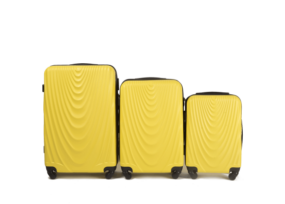Set Trolere WINGS FALCON ABS 3 Piese Galben