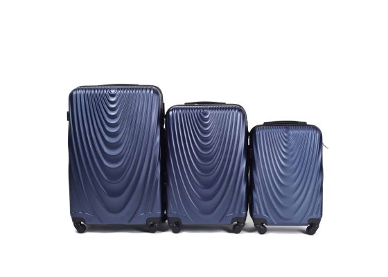 Set Trolere WINGS FALCON ABS 3 Piese Bleumarin