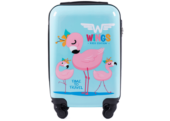 Troler Copii Wings WKIDS - 50 cm Flamingo