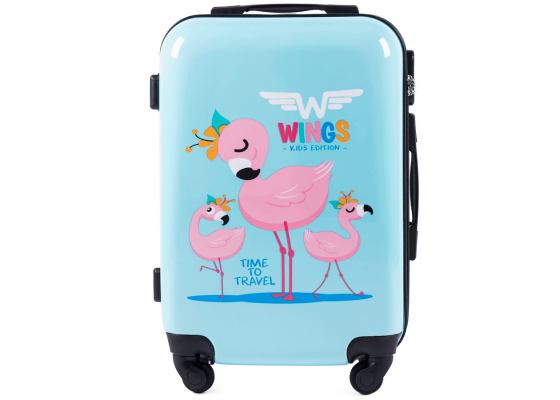 Troler Copii Wings WKIDS - 55 cm Flamingo