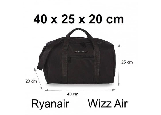Geanta de voiaj pentru Wizz Air WORLDPACK F10362 - 40 cm Negru