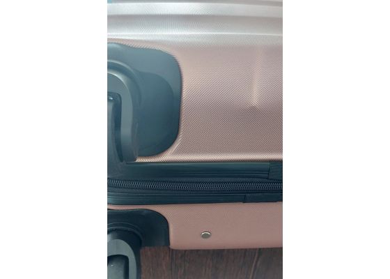 Troler Cabina WINGS ABS 4 Roti AT01- 55 cm Rose produs resigilat