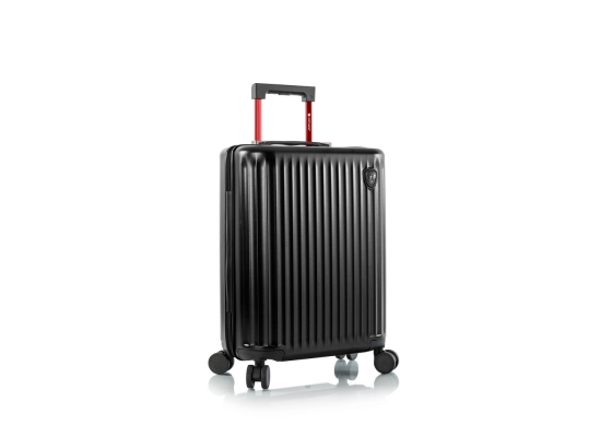 Troler cabina, Heys, Smart Luggage, Policarbonat, 4 Roti Duble, HY15034, 53 cm, Negru
