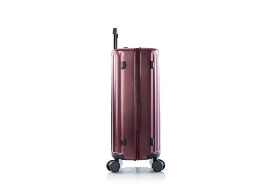Troler Mediu, Heys, Smart Luggage, Policarbonat, 4 Roti Duble, HY15034, 66 cm, Grena